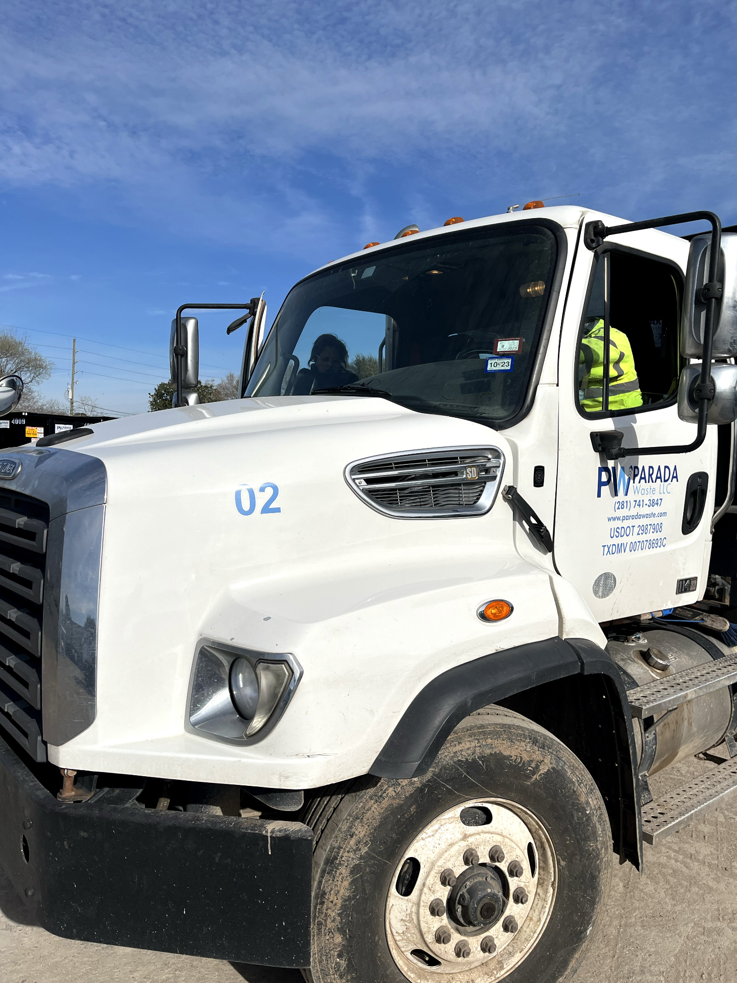 Parada Waste truck ready for delivery